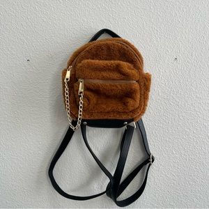 Dolls Kill Mini fuzzy backpack